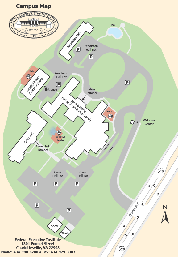 FEI Campus Map